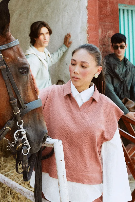 TEXTURED CAP SLEEVES TEE