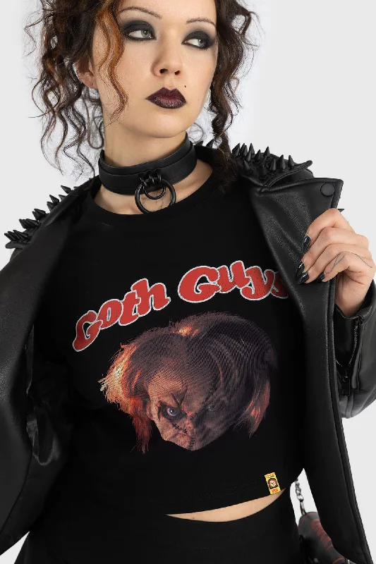 Goth Guys Shrunken T Shirt