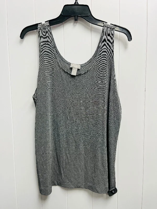 Top Sleeveless Basic By Chicos In Grey, Size: Xl