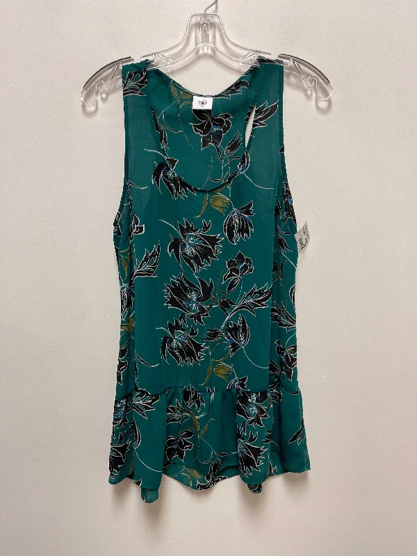 Top Sleeveless By Cabi In Green, Size: M