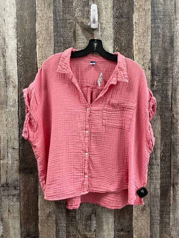 Top Sleeveless By Old Navy In Pink, Size: Xl