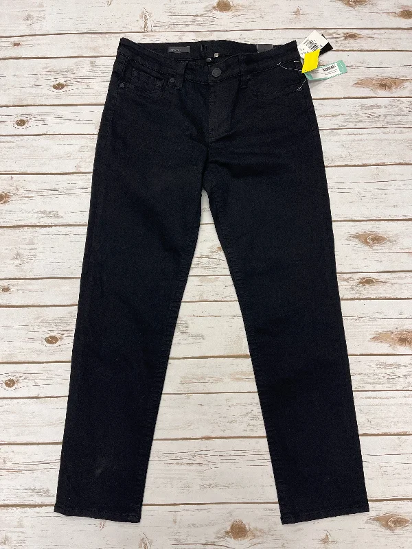 Jeans Skinny By Kut In Black Denim, Size: 10