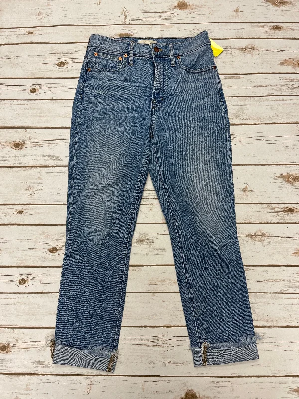 Jeans Skinny By Madewell In Blue, Size: 4