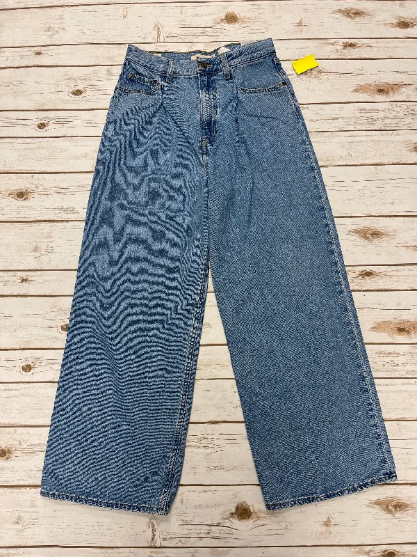 Jeans Wide Leg By Levis In Blue Denim, Size: 6