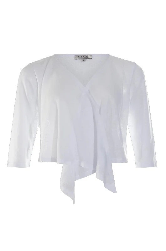 3/4 sleeve Bolero | WHITE | 7091A1