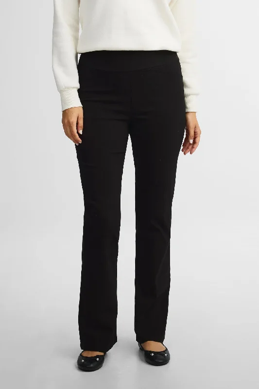 Pantalon taille élastique ''Bootcut'' - Femme