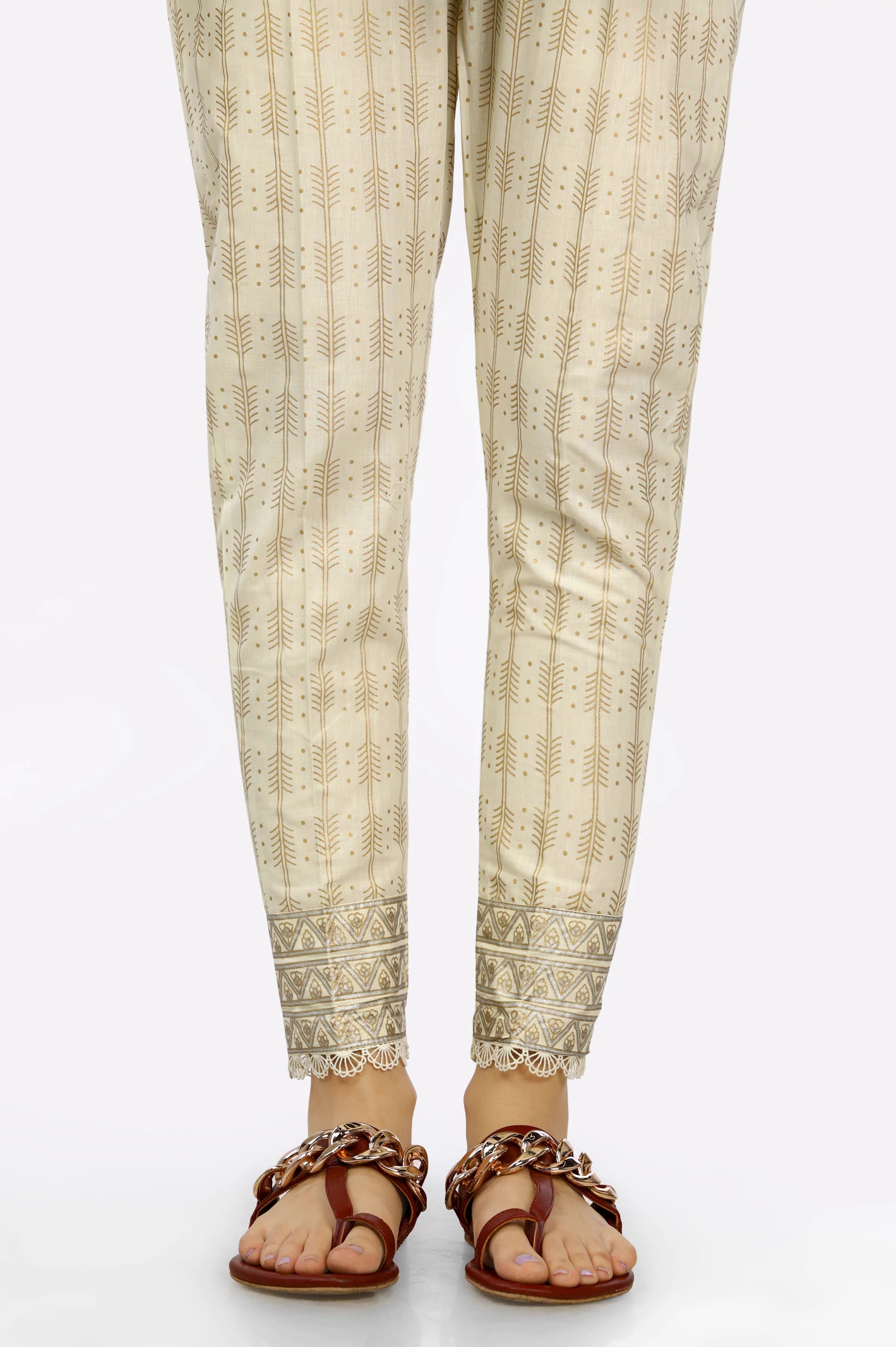 Cream Trouser