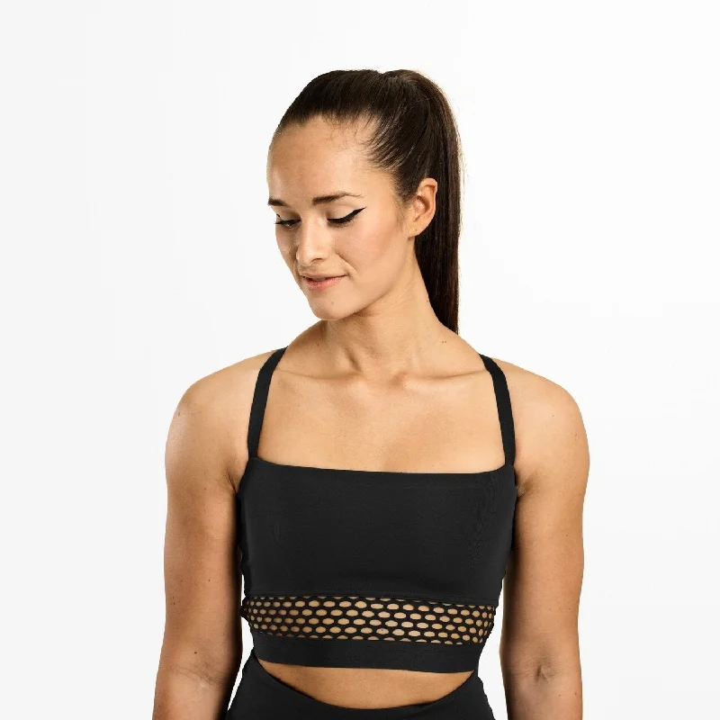 Better Bodies Waverly Mesh Bra - Black