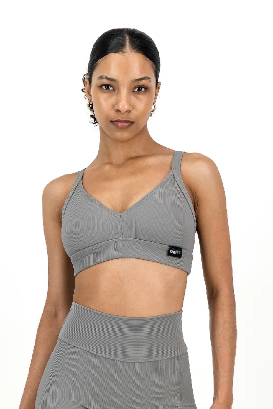 Rib Aspire Bralette | Storm