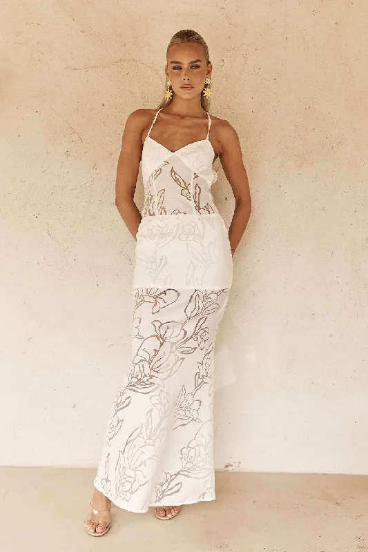 SIVAN MAXI DRESS - WHITE