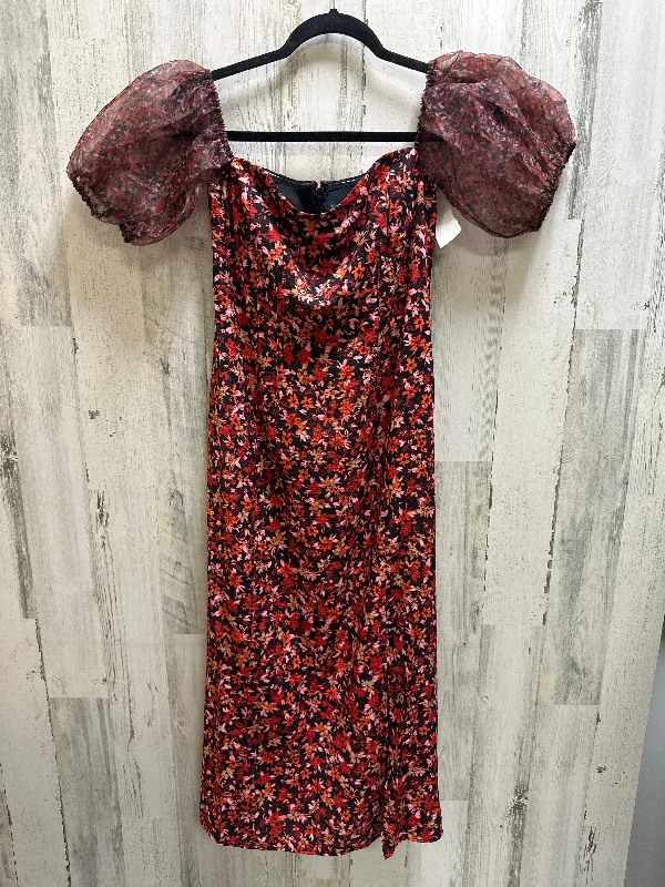 Floral Print Dress Party Long French Connection, Size Xs