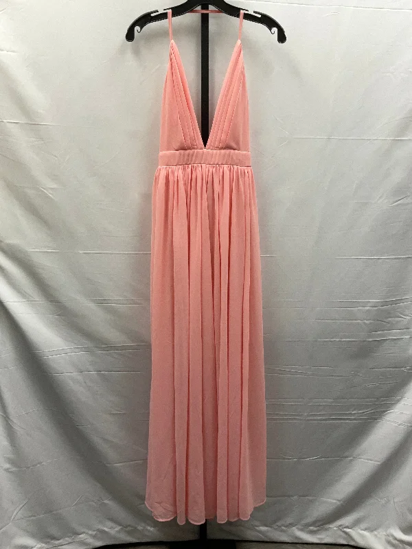 Pink Dress Party Long Pink Lily, Size M