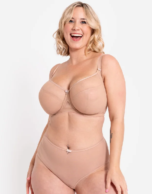 Curvy Kate Victory Side Support Balcony Bra Latte