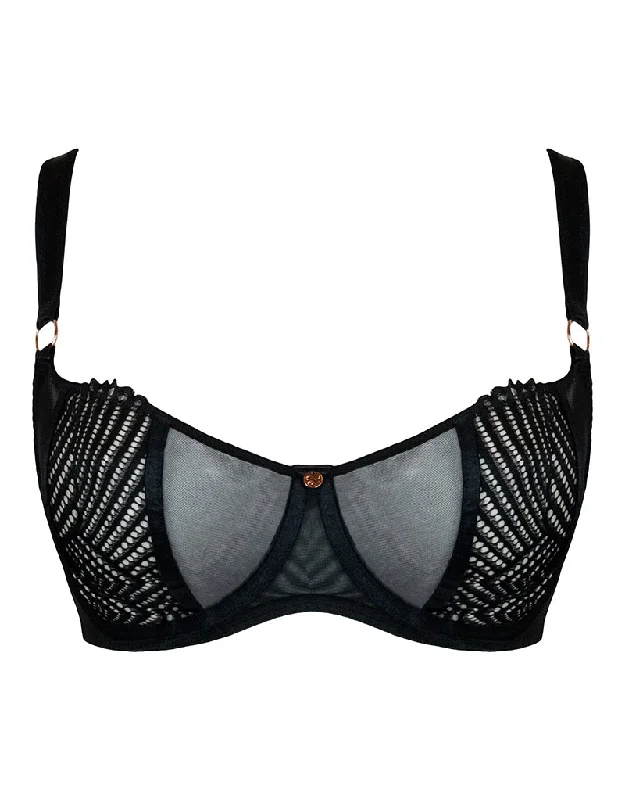 Scantilly Authority Balcony Bra Black